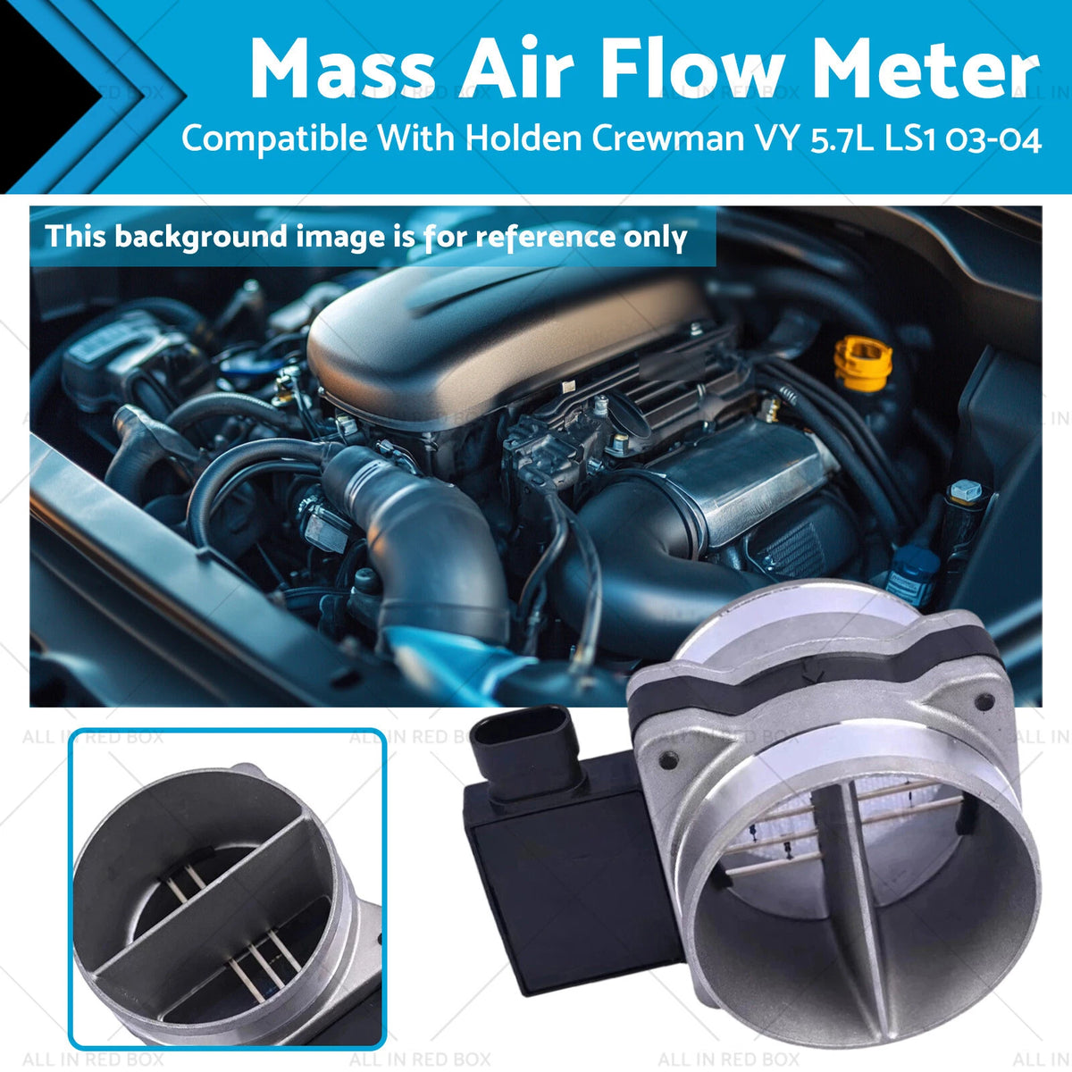 Mass Air Flow Meter for Holden Crewman VY (2003–2004) 5.7L LS1