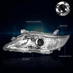 Chrome Housing Clear Lens Projector Headlight for Camry (2010–2011)