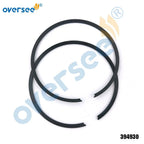 Set of 2 Piston Ring Sets 394930 for Evinrude Johnson (1985–300HP)