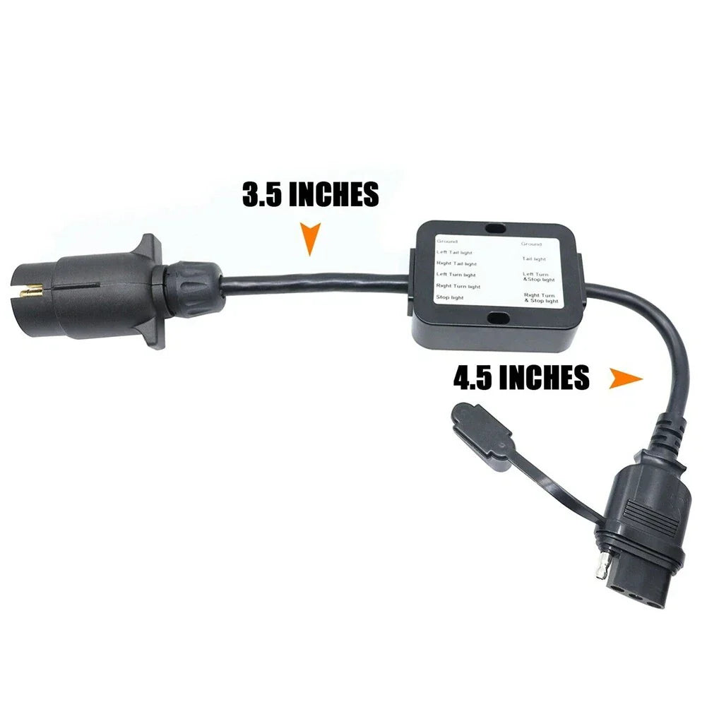 7Pin to 4Way Flat Trailer Wiring Connector