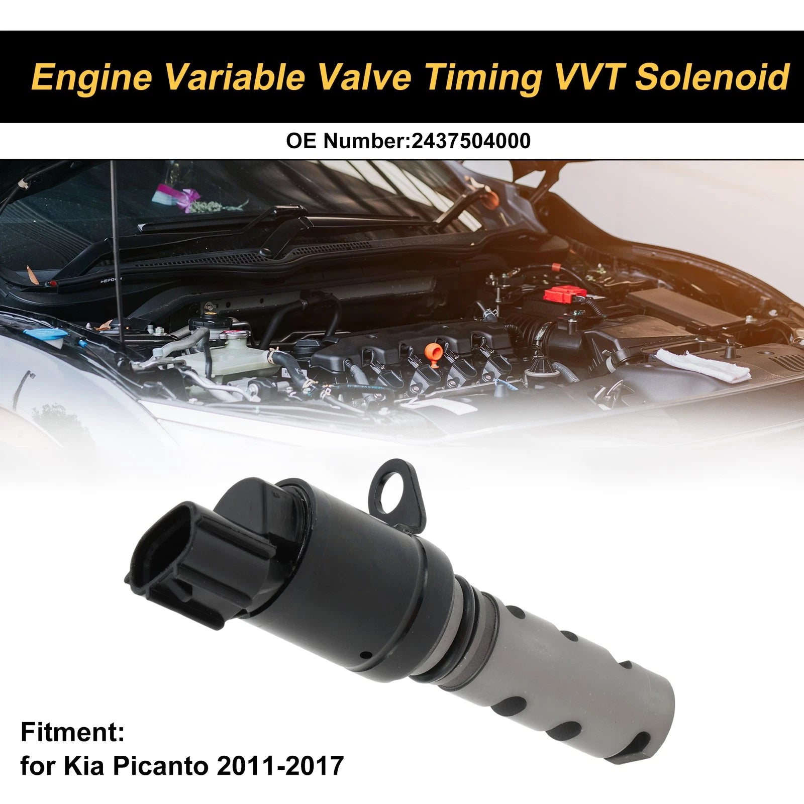 VVT Solenoid for Kia Picanto (2011–2017) No. 2437504000