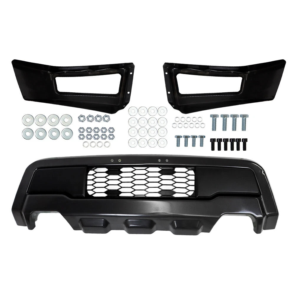 Steel Front Bumper Reinforcement Kit for F-150 (2021–2022) Black
