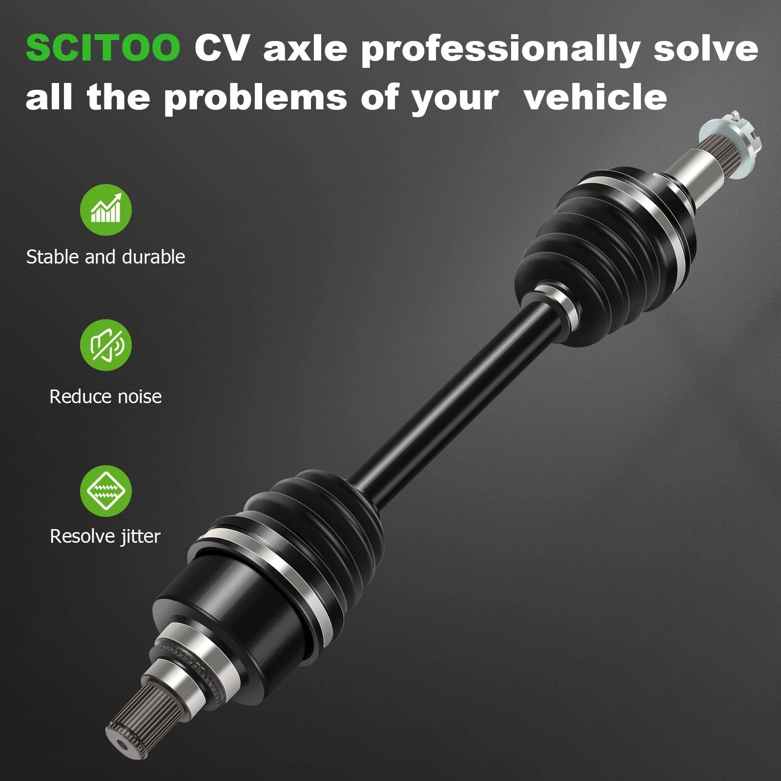 Front Left Right CV Axle for Arctic Cat Wildcat Trail 700 (2014–2017)