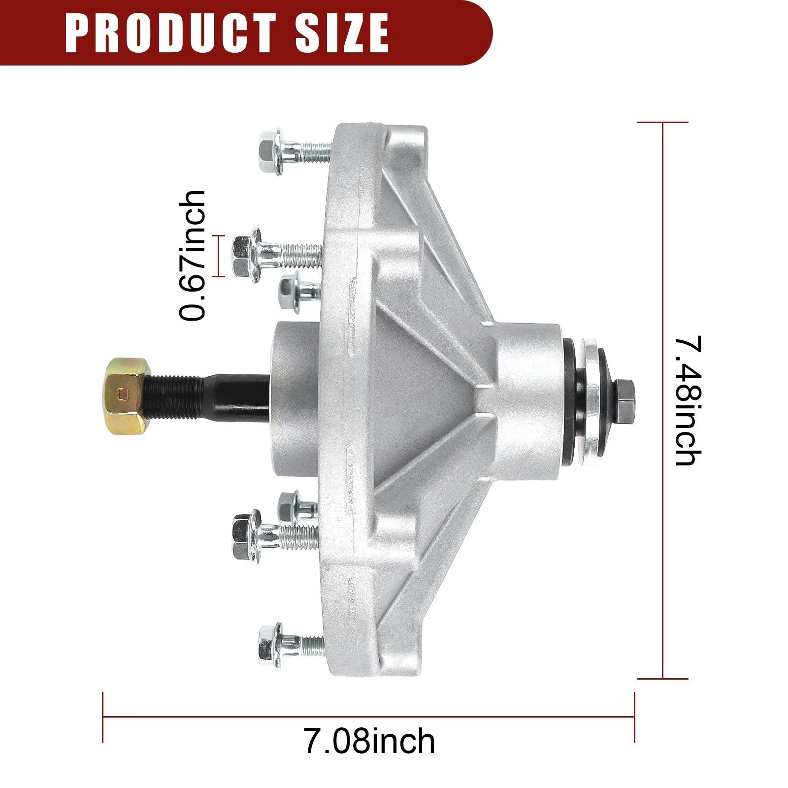 3X Deck Spindles for Exmark 48" 52"