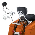 Backrest Sissy Bar Luggage Rack Docking Kit for Harley Street Glide (2014-2024)