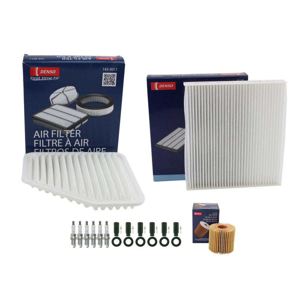 Tune Up Kit with NGK 6 Spark Plugs & Boots for Toyota Avalon Camry RAV4 Venza