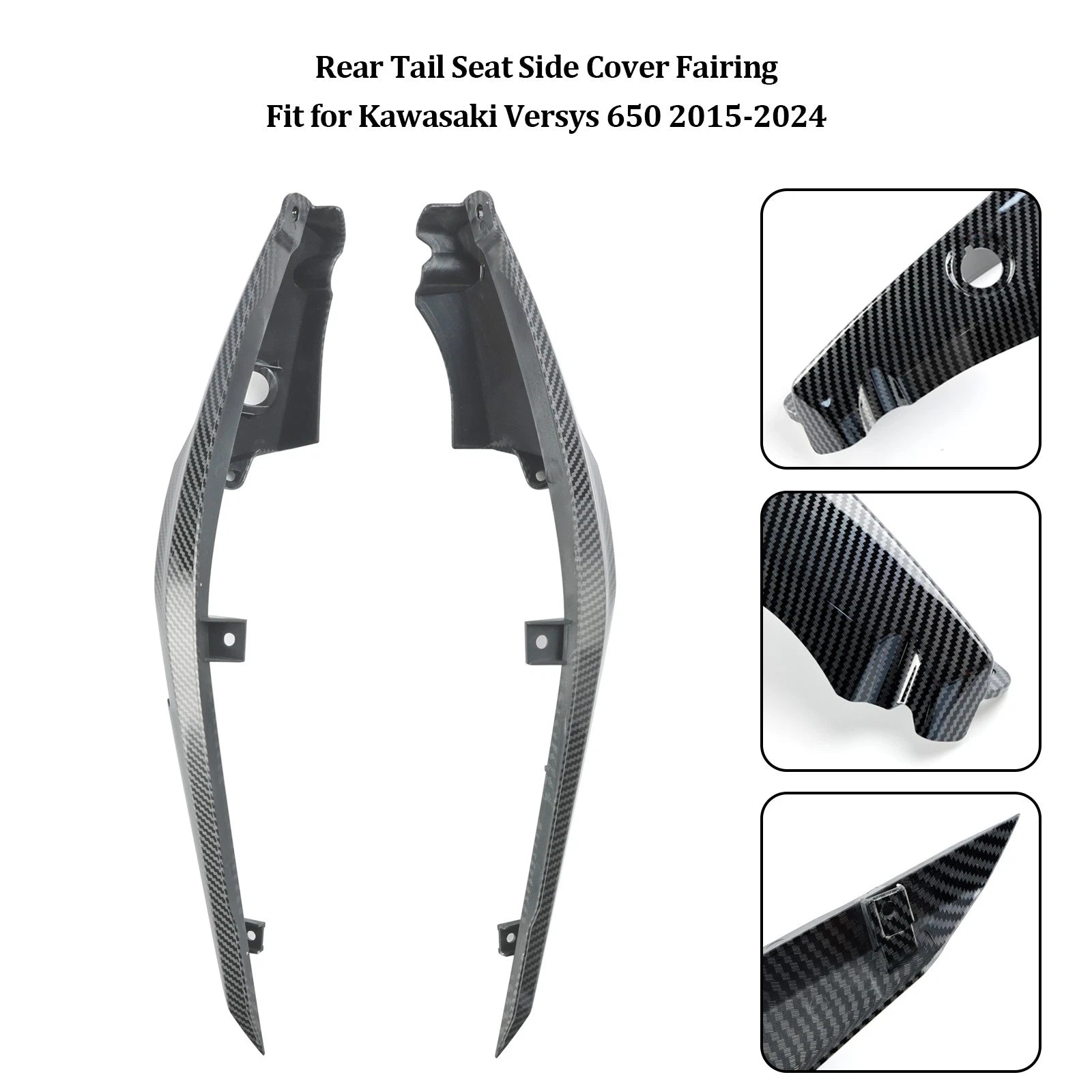 Rear Tail Seat Side Cover Fairing for Kawasaki KLE650 Versys 650 (2015–2024)