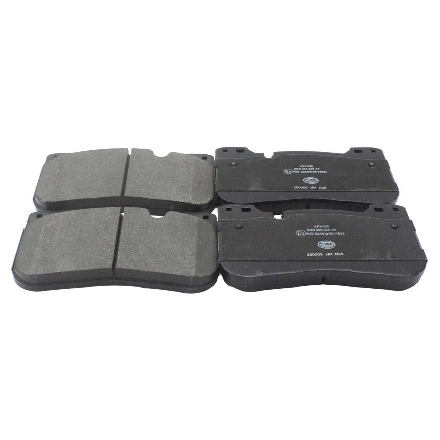 Set of 4 Low-Metallic Disc Brake Pads for BMW F10 F90 F91 F92 G82