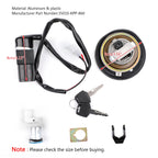 Ignition Switch Fuel Gas Cap Seat Lock Key Set for Honda CBR125R (2004–2010)