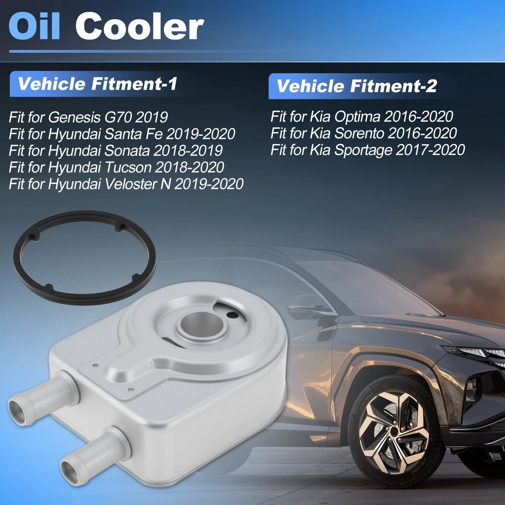 Engine Oil Cooler 264102G001 for Kia Optima Sorento Hyundai Tucson (2016–2020)