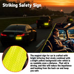 Elderly Driver Car Magnet Reflective Bright Senior Driver Signs (2020-2024)