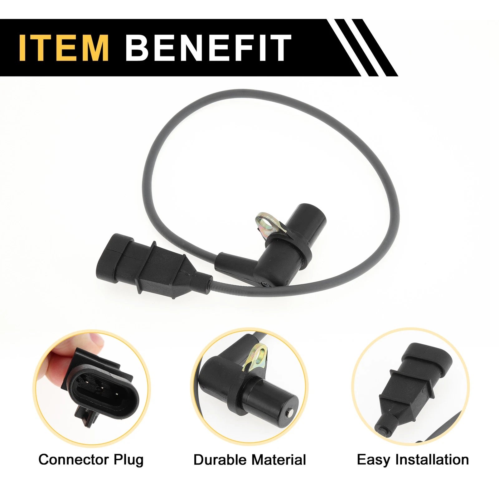 1 Pc Crankshaft Position Sensor No.96418382 for Chevrolet Captiva (2006–2016)
