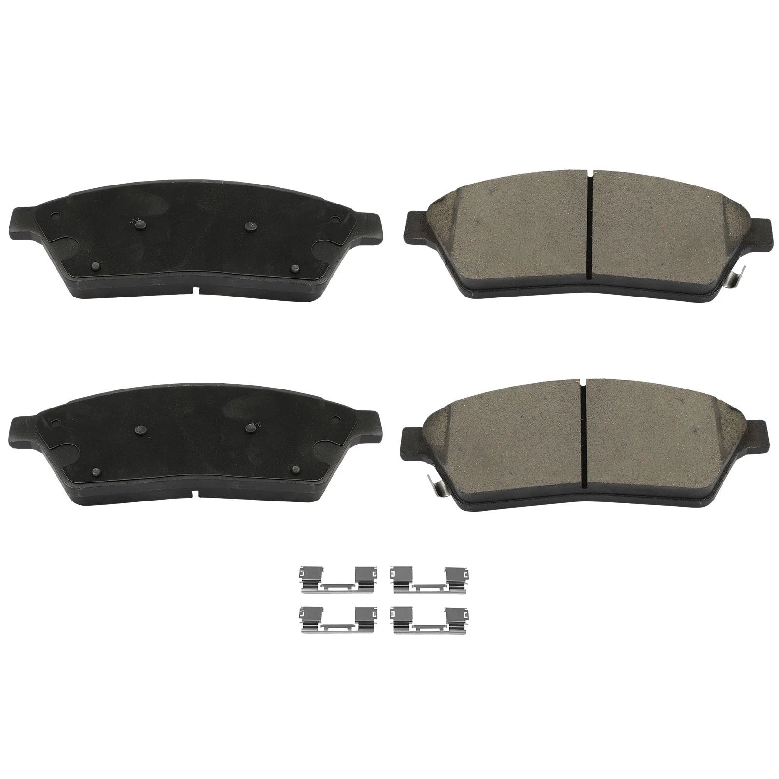 Set of 4 Front Ceramic Brake Pads for Cadillac SRX (2011–2016)