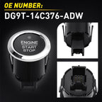 Start Stop Engine Switch Push Button DG9T-14C376-ADW for Ford F250SD (2017–2020)