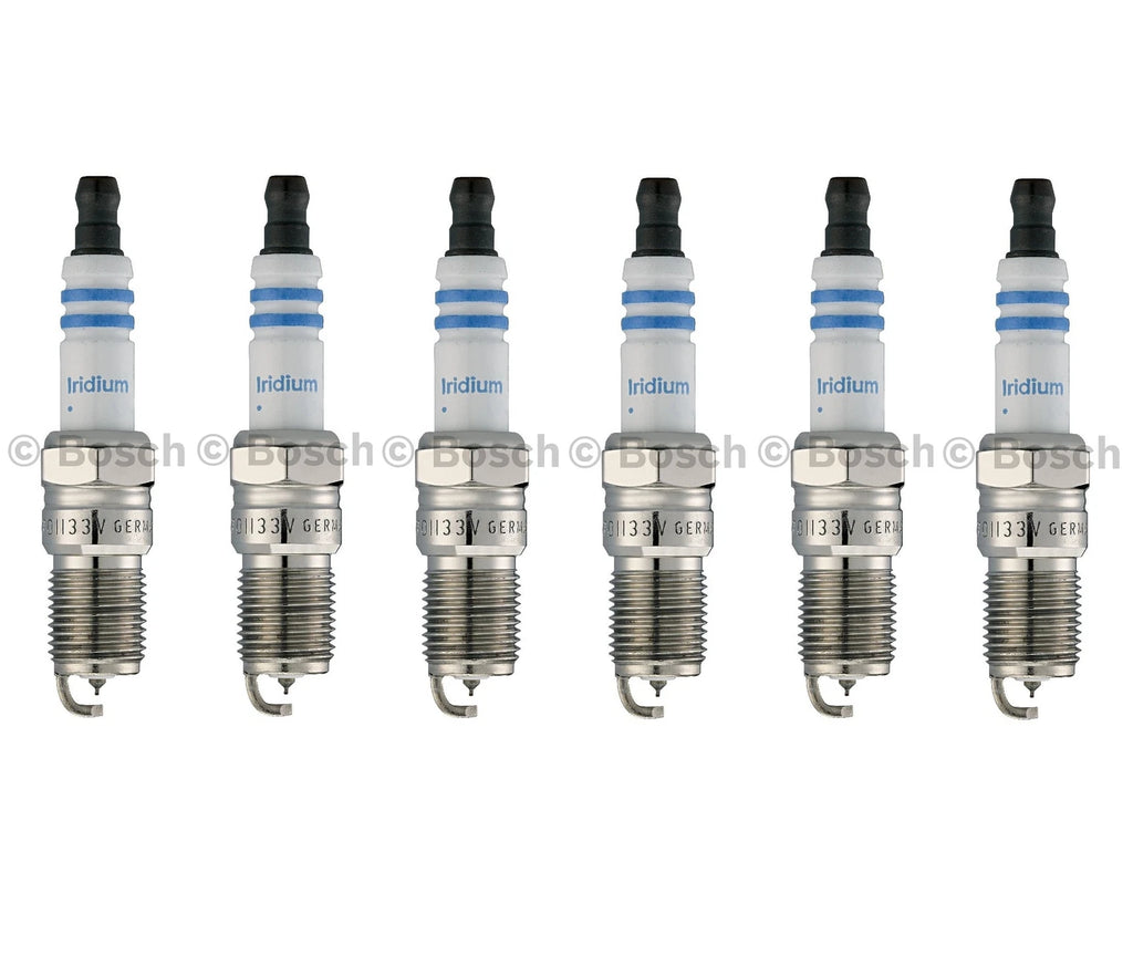 Set of 6 Bosch Iridium Spark Plugs for Ford Pontiac V6 Mercedes L6