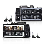 Clear Corner LED DRL Headlights for C/K Suburban (1994–2000)