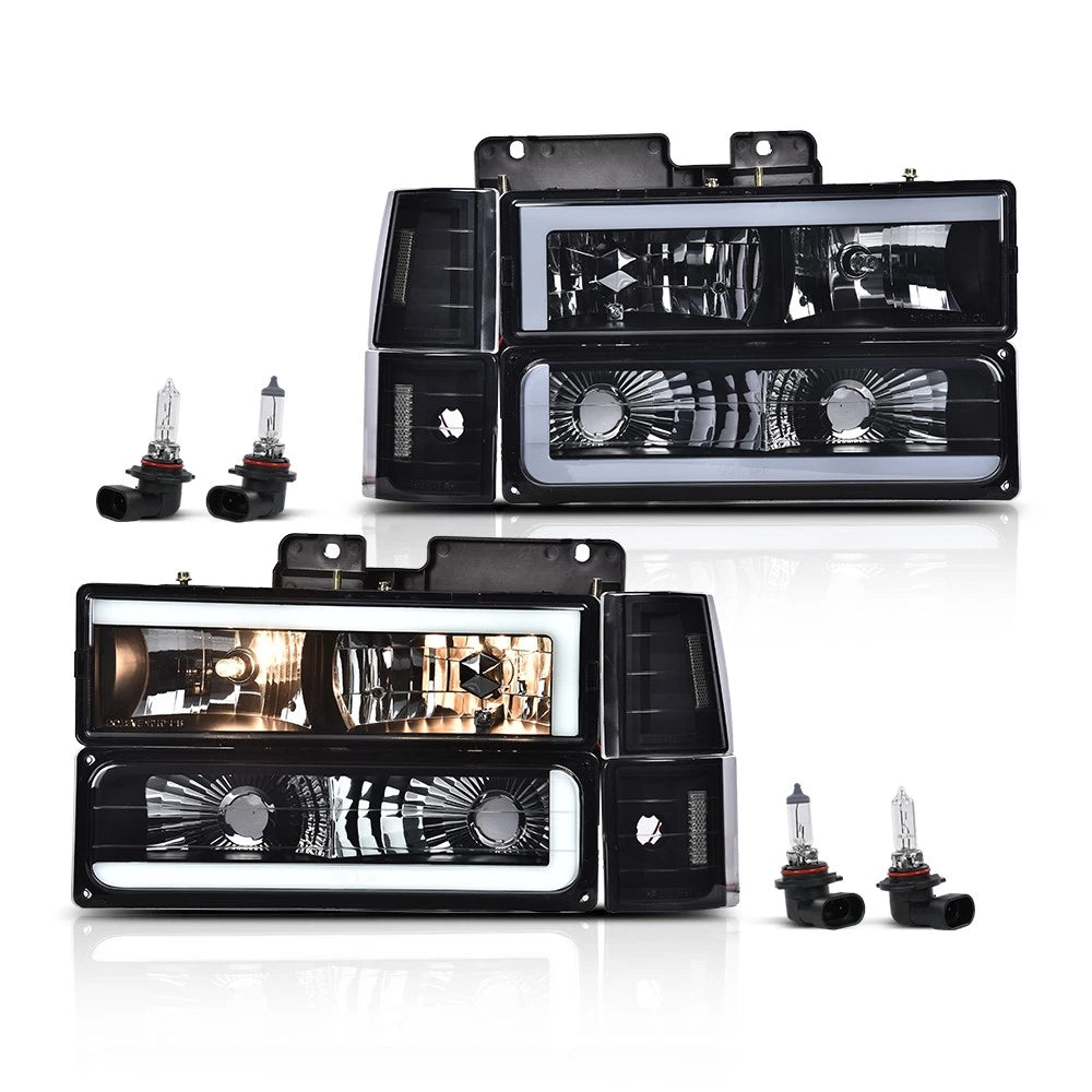 Clear Corner LED DRL Headlights for C/K Suburban (1994–2000)
