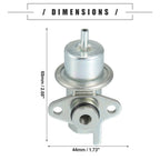 Fuel Injection Pressure Regulator for Hyundai Accent (1995–1999) No. 3530122032