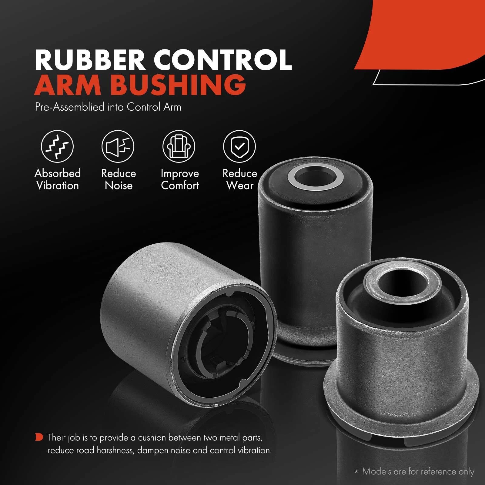 Front Left Lower Control Arm Ball Joint for Chevy Colorado GMC Canyon (2004-2012)