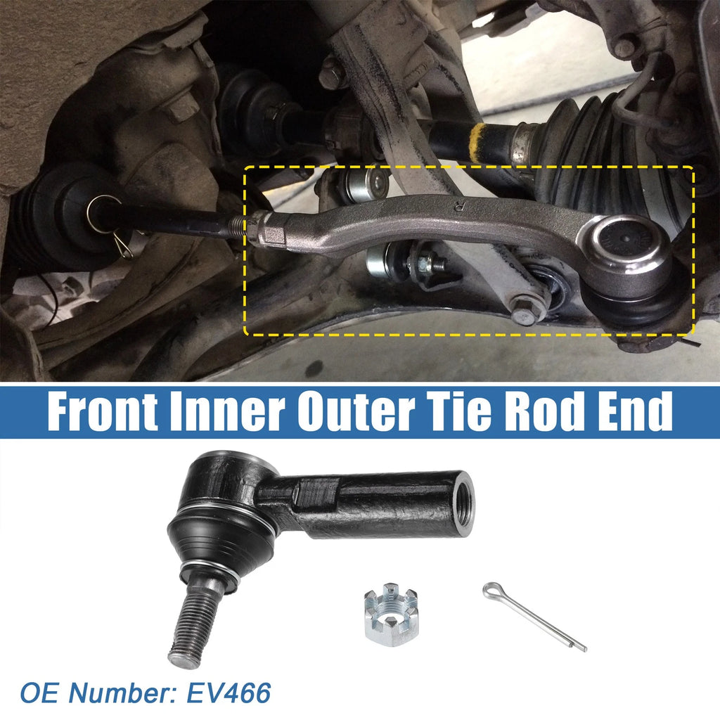 Set of 6 Tie Rod End Links with Boot for Toyota Matrix (2003–2008)