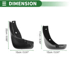 Set of 4 Mud Flaps Splash Guards for Nissan Sunny (2011–2018)