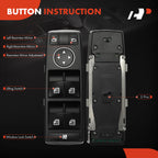 Power Window Switch for Mercedes-Benz GLE350 ML250 ML350 (2016–2020)