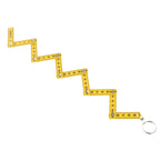 Folding Ruler Keychain 50cm Portable Measuring Tool for Professionals