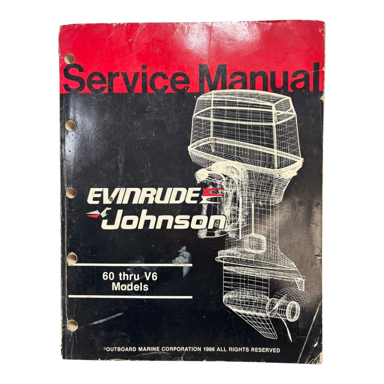 Service Manual for Evinrude Johnson 60 V6 Models (1986) 507547