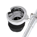 Chrome 1" Handlebar Drink Cup Holder & Mesh Basket for Harley Touring Dyna