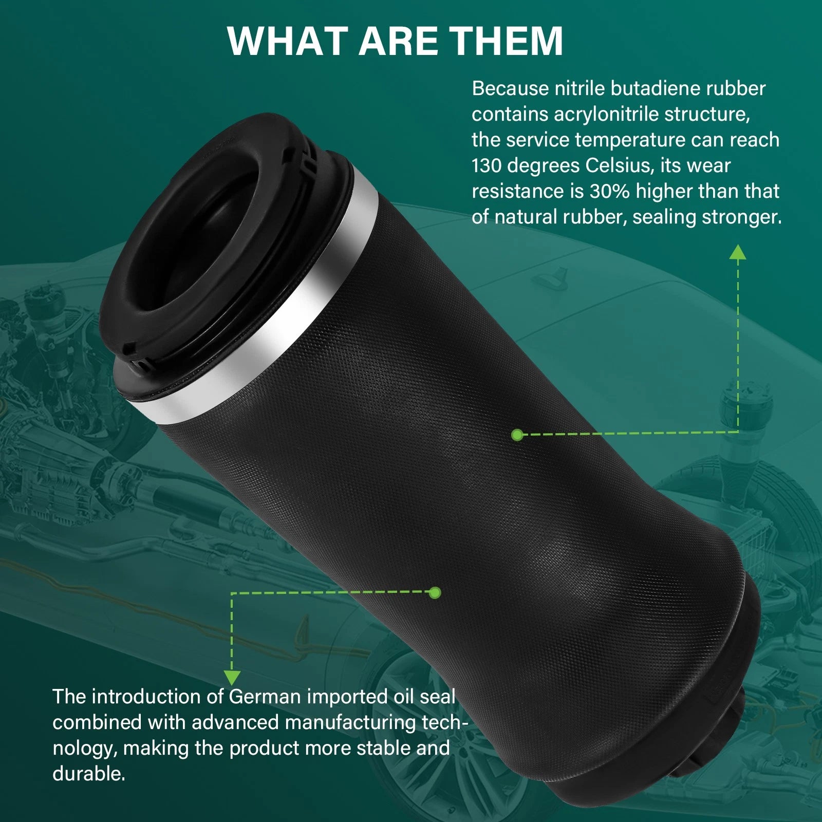 Rear Air Suspension Spring for Jeep Grand Cherokee (2011–2016)