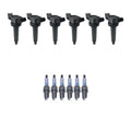 Set of 6 Ignition Coils & Denso Iridium Spark Plugs for Toyota Camry (1997–2001)