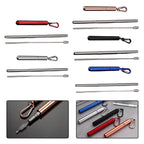 Travel Straw Set with Retractable Design and Brush for Easy Maintenance