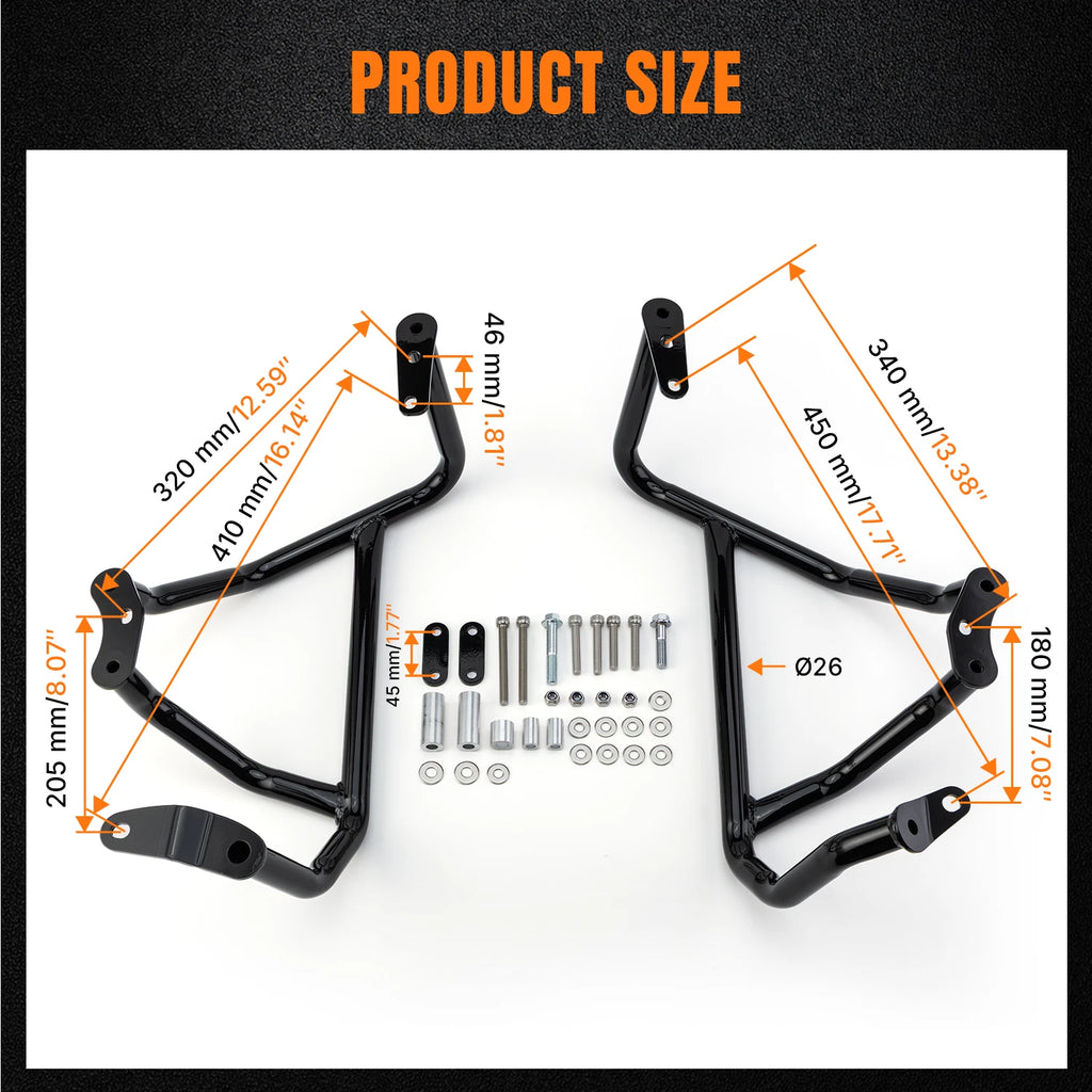 Engine Guard Crash Bar for Honda Goldwing GL1800 F6C F6B (2018–2025)