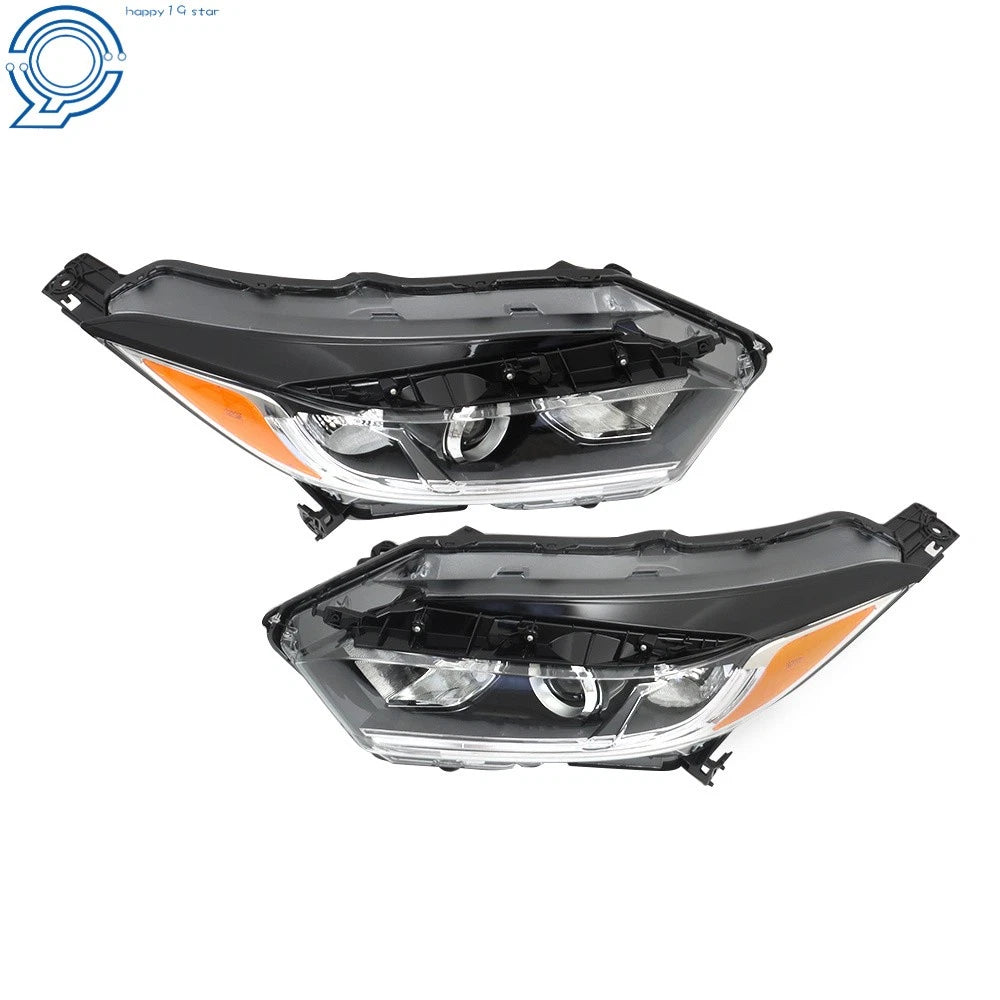 Set of 2 Halogen Headlight Assemblies with LED DRL for Honda HR-V (2019–2021)