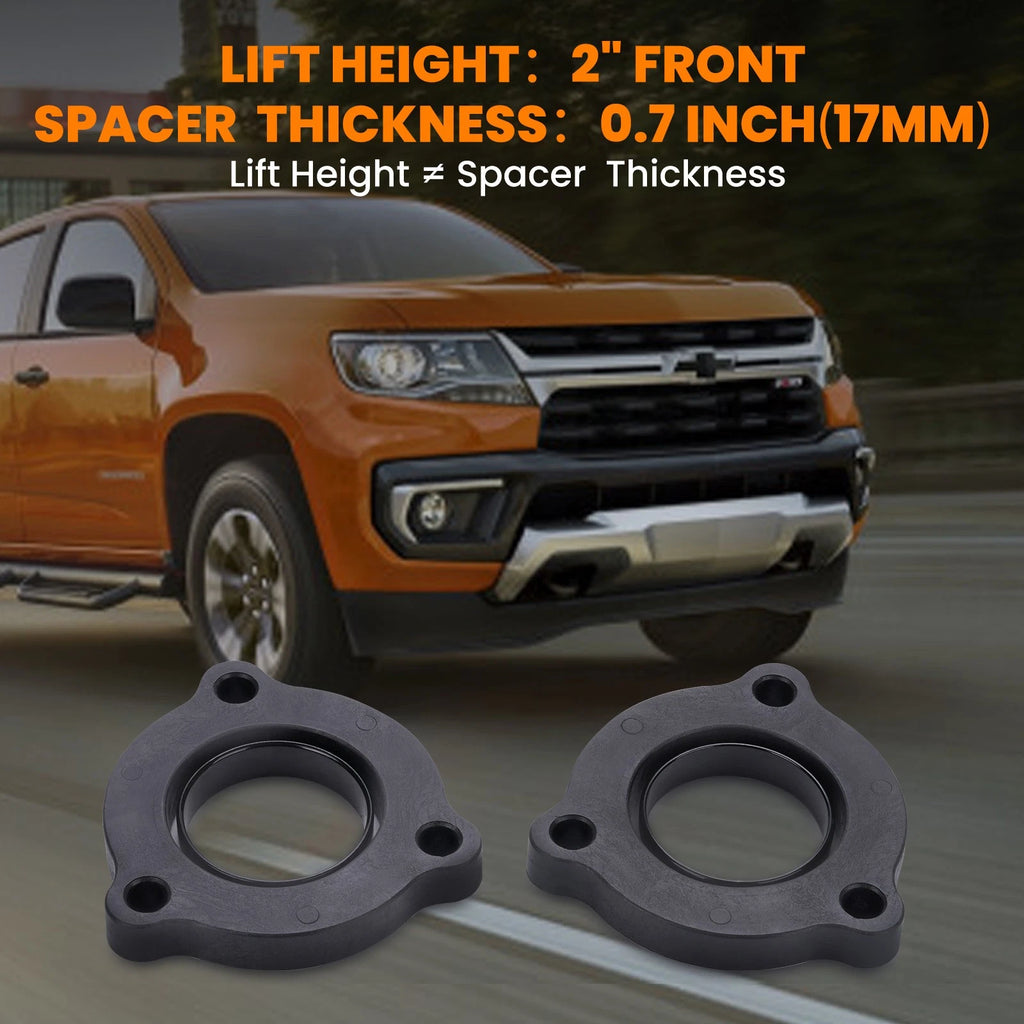 2 Inch Leveling Lift Kit for Chevrolet Colorado GMC Canyon (2015–2022)