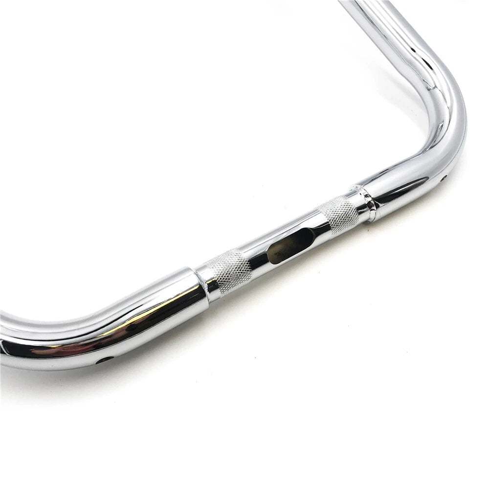 14" Twin Peaks Ape Hanger Handlebars with Cables for Harley Touring (2016)