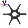 Water Pump Impeller for Suzuki Outboard 9.9 14 16 25 28 HP (2-Stroke) 17461-93004