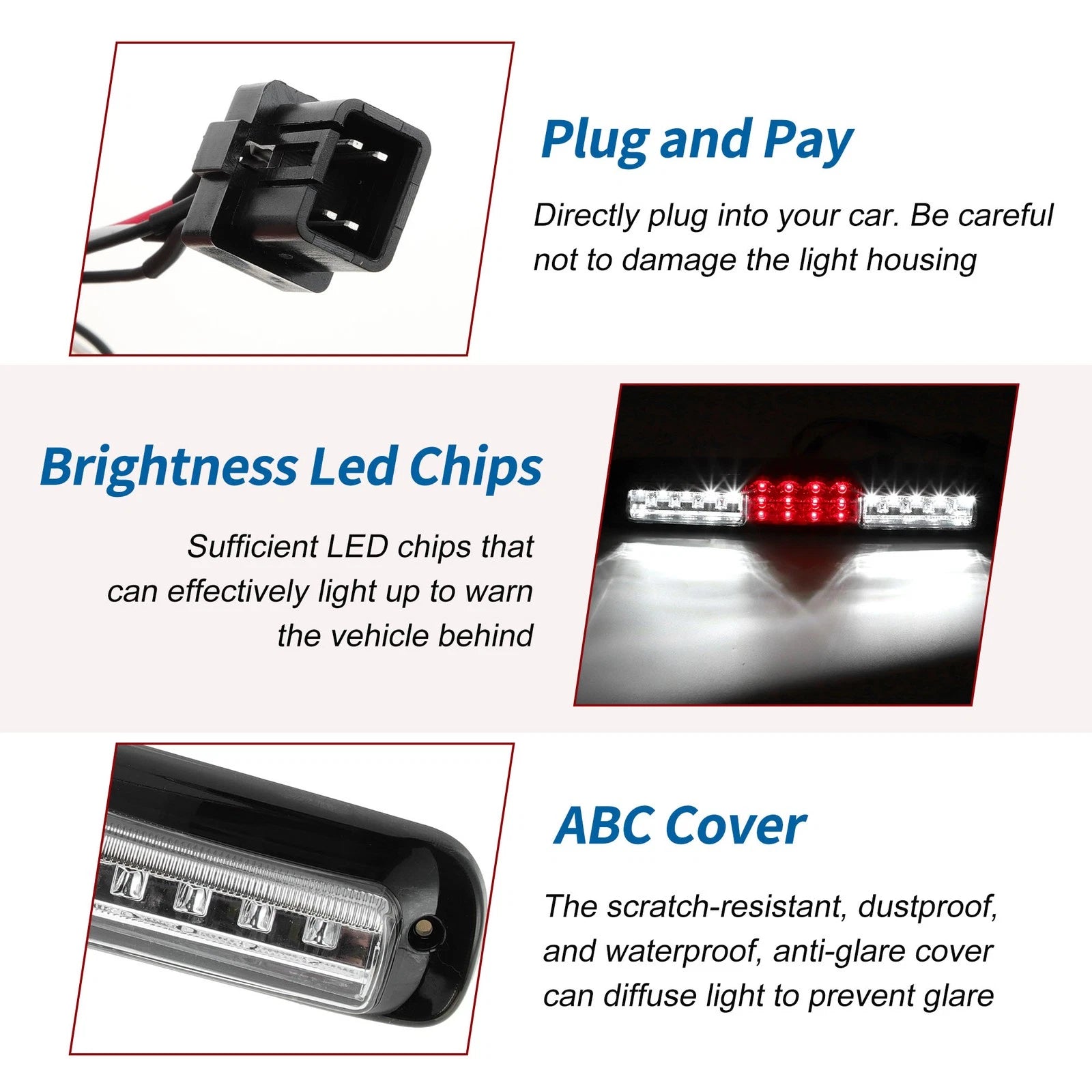 LED Third Brake Light for Chevrolet Silverado 1500 (1999–2006) No. 5978318