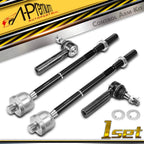 Set of 4 Inner & Outer Tie Rod Ends for Chevrolet Silverado 1500 (2014–2018)