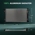 Aluminum Radiator for Dodge Ram 1500 2500 3500 (1998–2001)