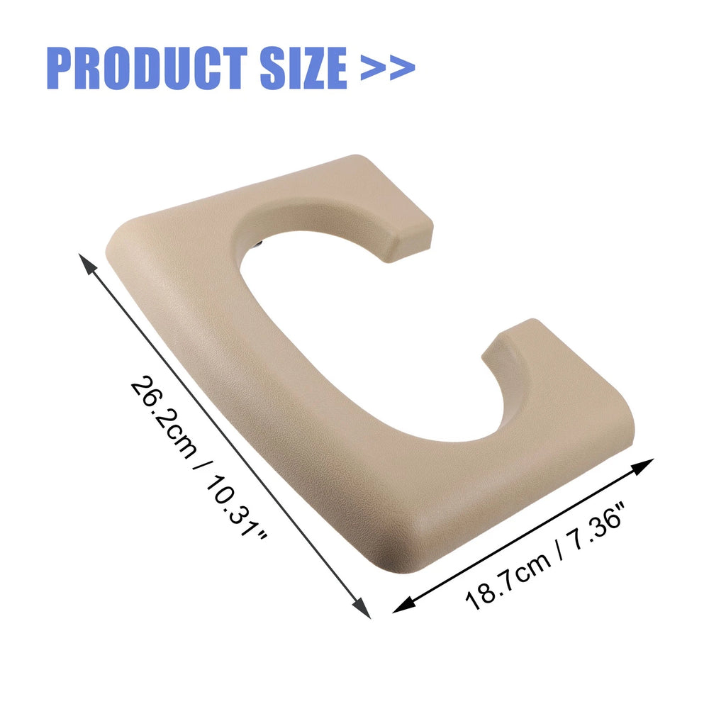 Center Console Armrest Cup Holder Cover for Ford F-150 (2004–2014) Beige