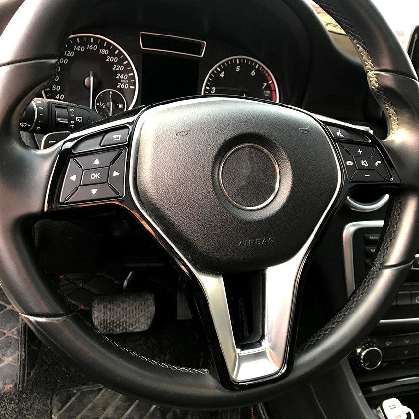 Steering Wheel Trim Cover for Benz C/E/CLA-CLASS (2012–2014)