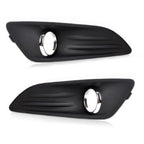 Pair Front Fog Light Cover Chrome Ring Trim for Ford Fiesta (2013–2017)