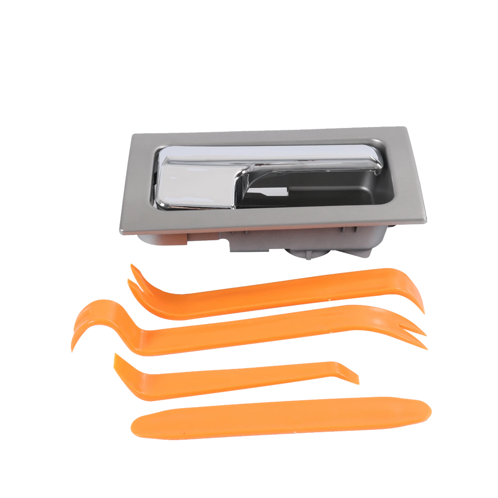 Inner Door Handle Set of 2 for Ford F-150 (2009-2014) Silver Chrome
