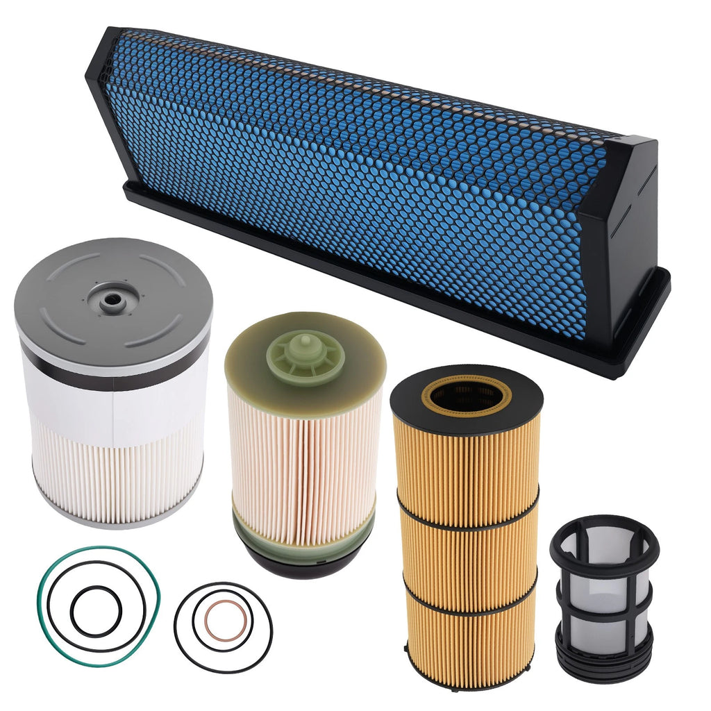 Air Filter Kit for Freightliner Cascadia (DD13 DD15 DD16) AF27879 PF9908
