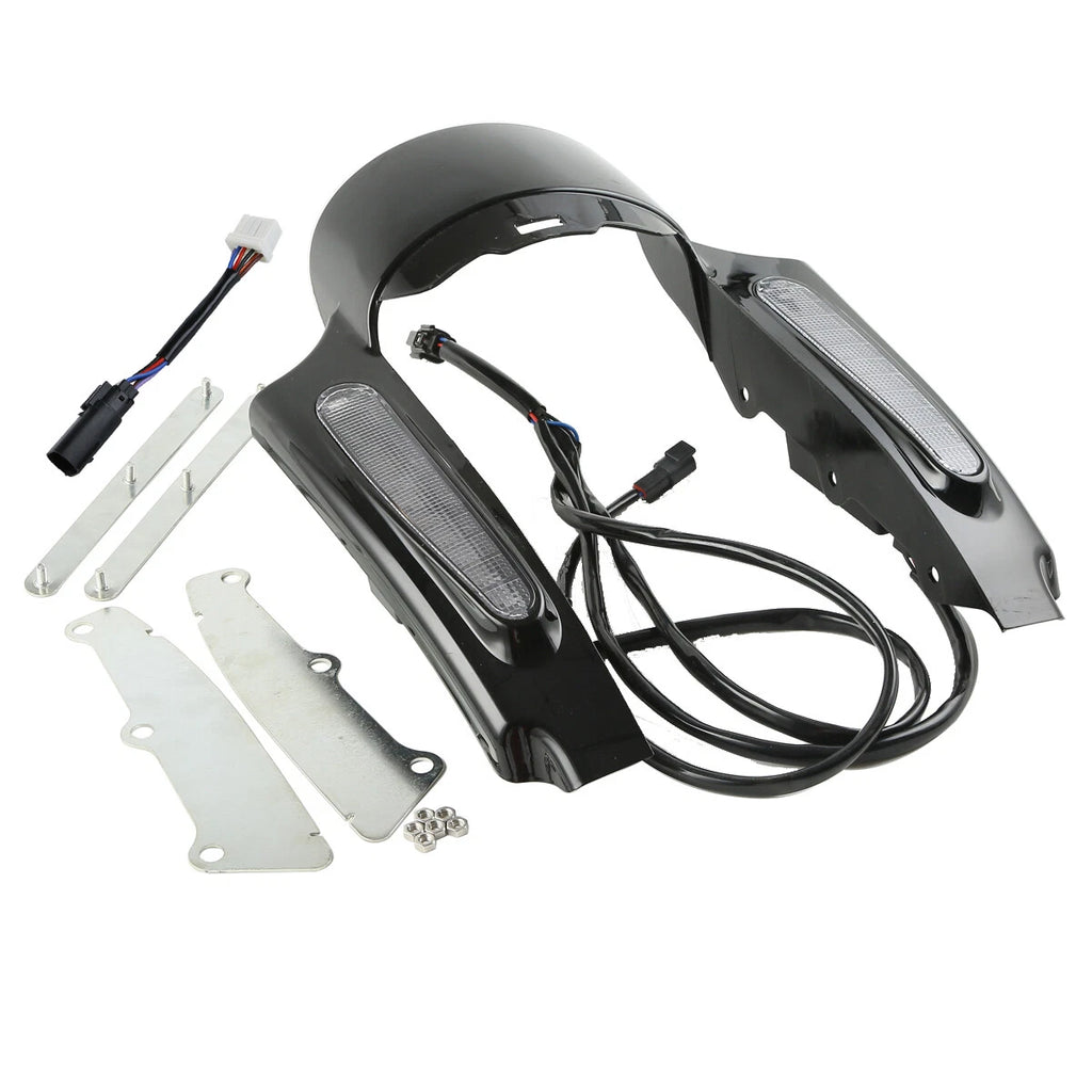 Rear Fender Fascia Set for Harley Touring Road Glide (2009–2013)