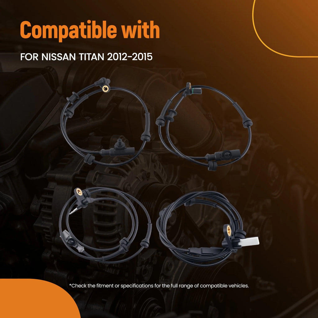 ABS Speed Sensor Set for Nissan Titan (2012-2015)