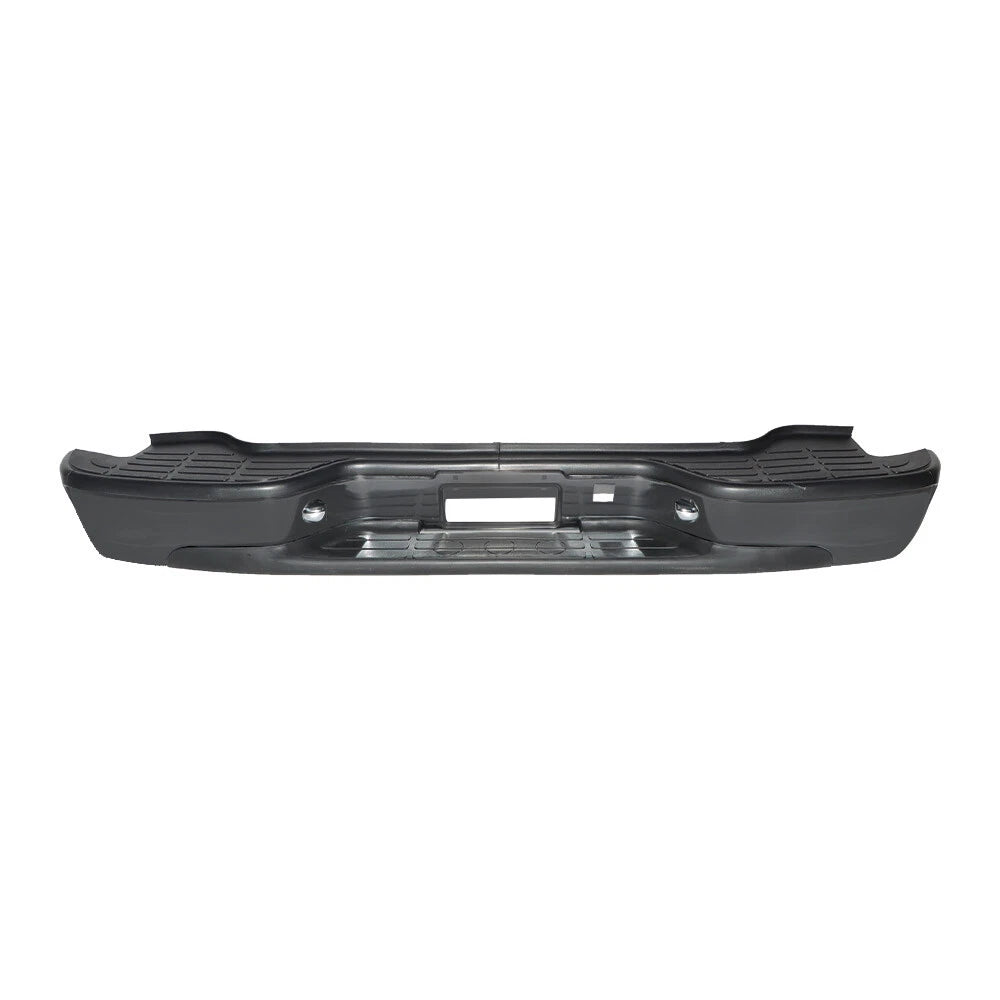 Black Steel Rear Step Bumper for Chevrolet Tahoe Suburban GMC Yukon (2000–2006)