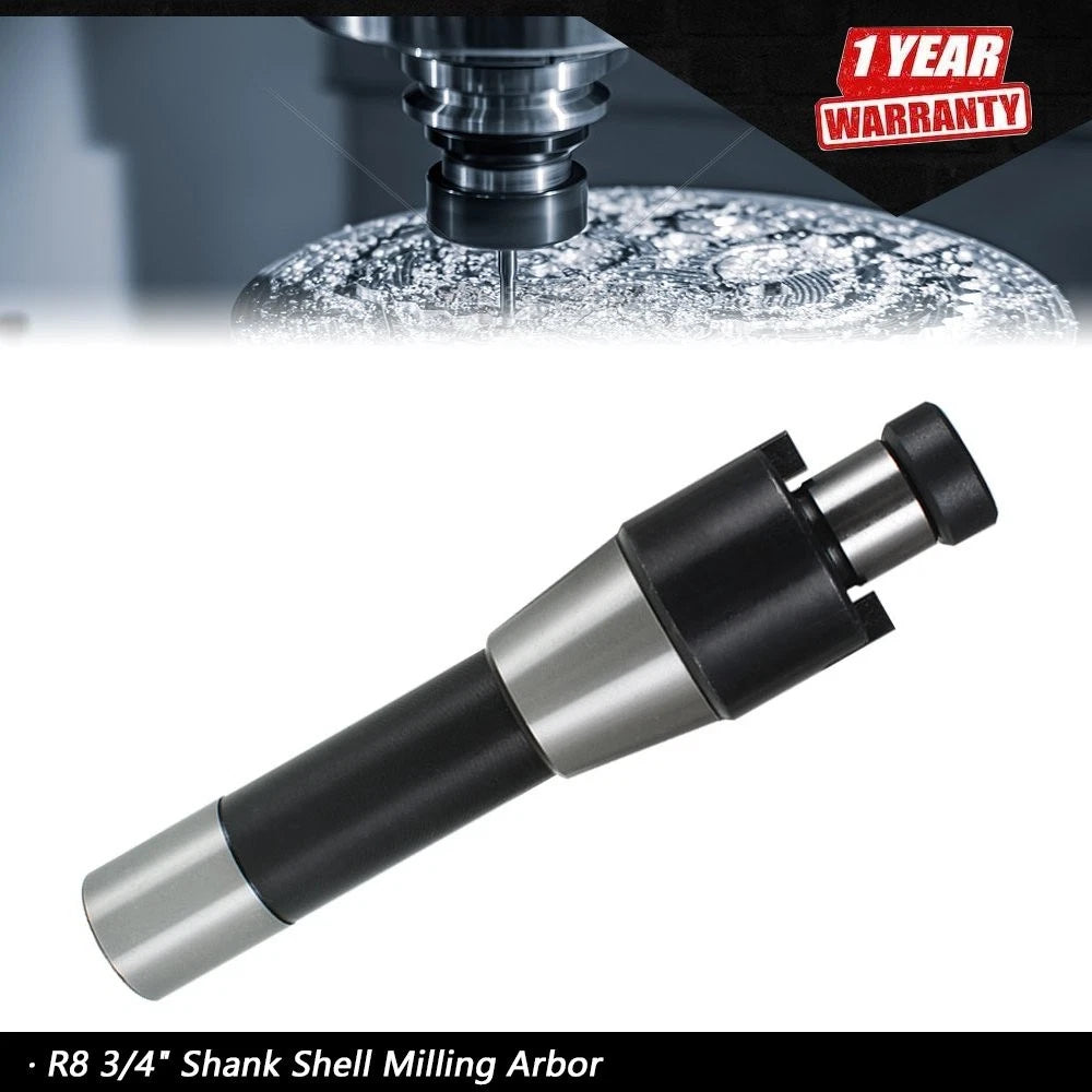 R8 Shank Shell Milling Arbor Adapter for Bridgeport Machine