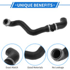 Radiator Hose for Mercedes-Benz E500 (2003–2006) No.A2115015682 Rubber Black